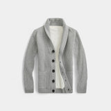 CELVOIR | CARDIGAN HOMME MAILLE COL V BOUTONNÉ