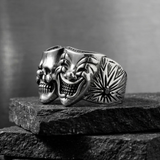Bague Statement Bouffon À Double Visage