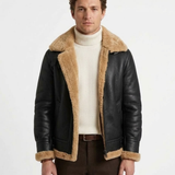 Veste Structurée Doublée Effet Polaire Pour Homme