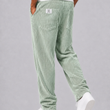 Celvoir | Pantalon En Velours Côtelé Avec Taille Élastique Pour Hommes