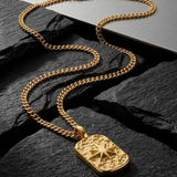 Collier Doré À Pendentif Ibiza Pour Hommes