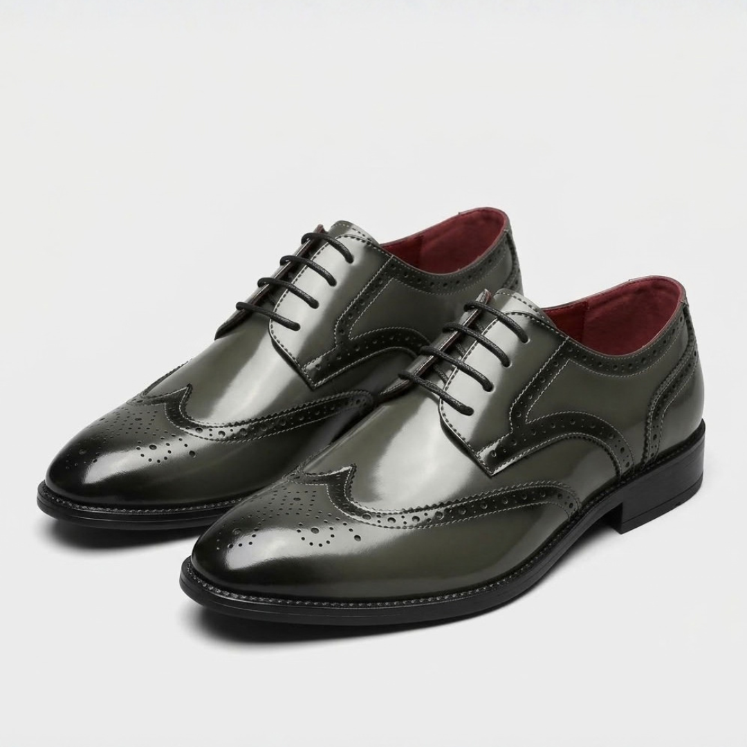 Chaussures Brogue À Lacets Pour Homme