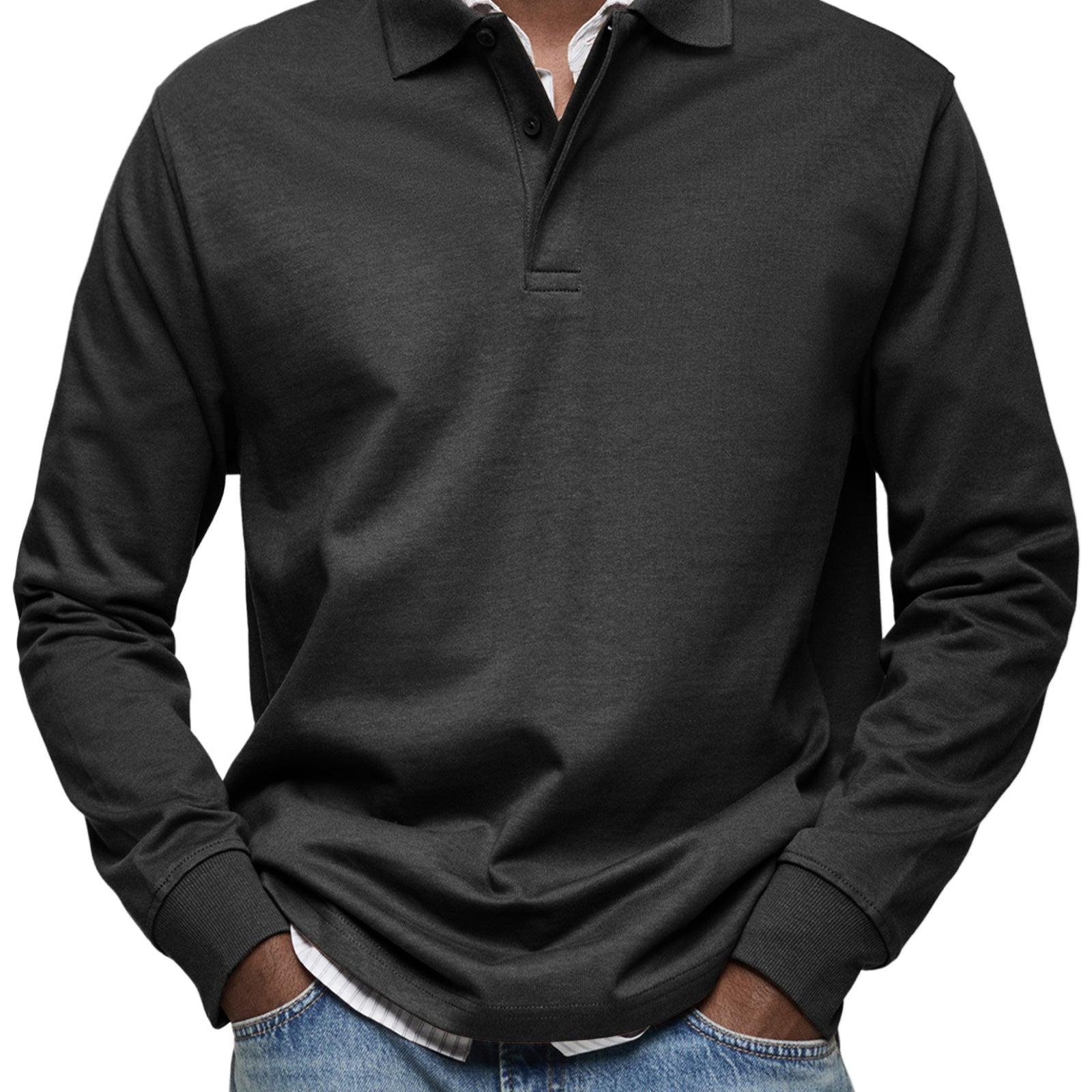 CELVOIR | POLO À MANCHES LONGUES POUR HOMME
