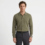 Cardigan Boutonné À Col Polo
