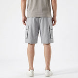 Short Décontracté À Poche Zippée