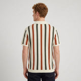 Celvoir | Polo En Maille À Rayures Verticales Pour Hommes