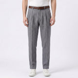 Pantalon Plissé À Coupe Fusélée