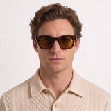 Lunettes De Soleil Carrées Vintage En Acétate Pour Hommes
