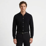 Cardigan Boutonné À Col Polo
