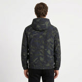Veste À Capuche Imperméable Et Motif Camouflage