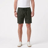 Short D'Été En Coton Et Lin Pour Hommes