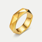 Bague Statement À Facettes