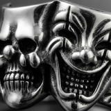Bague Statement Bouffon À Double Visage