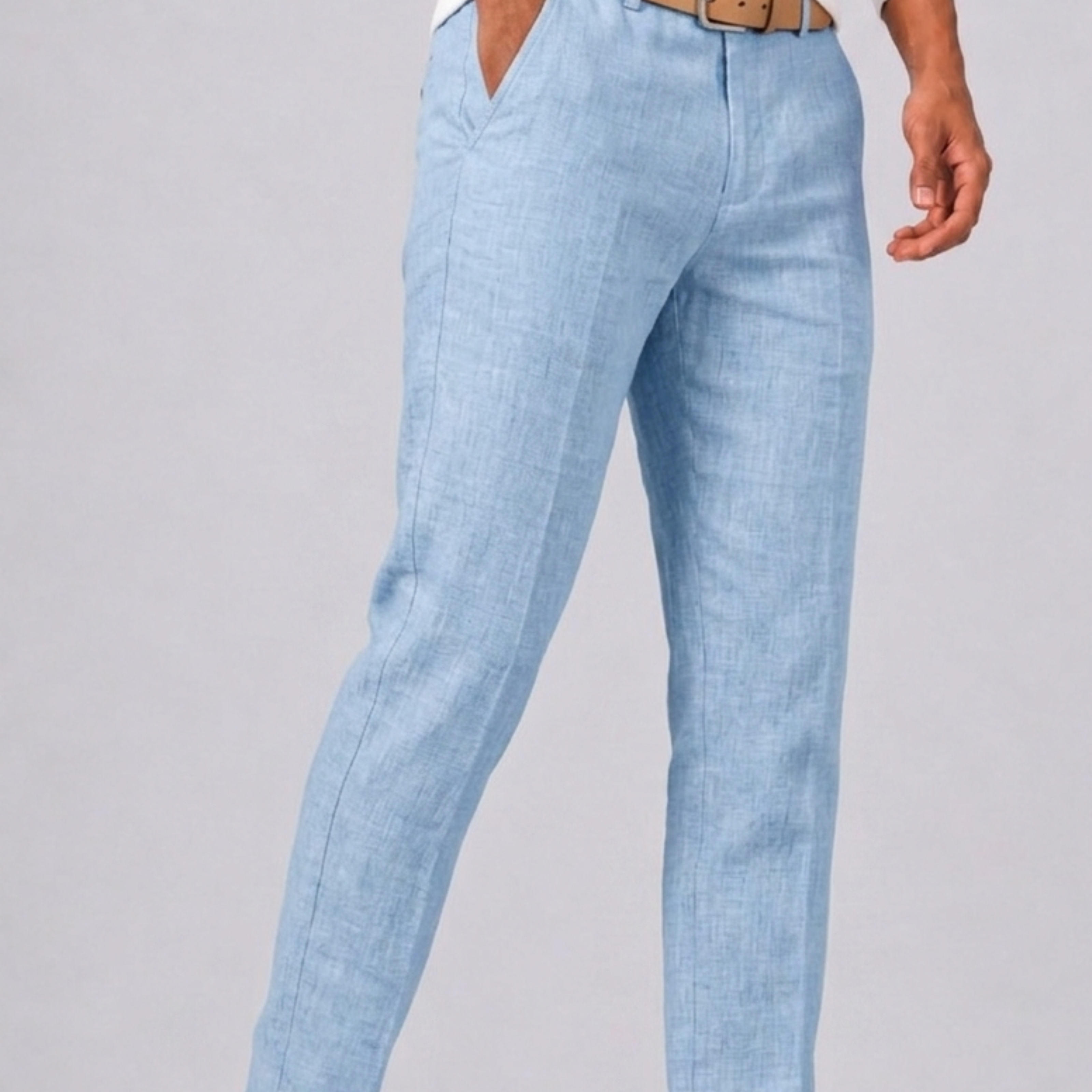 Celvoir | Pantalon Coupe Droite Avec Fermeture Boutonnée Pour Hommes