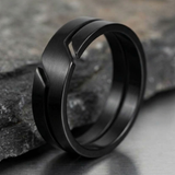 Bague Statement Sculptée Pour Homme