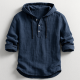 CELVOIR | CHEMISE À CAPUCHE EN LIN POUR HOMME