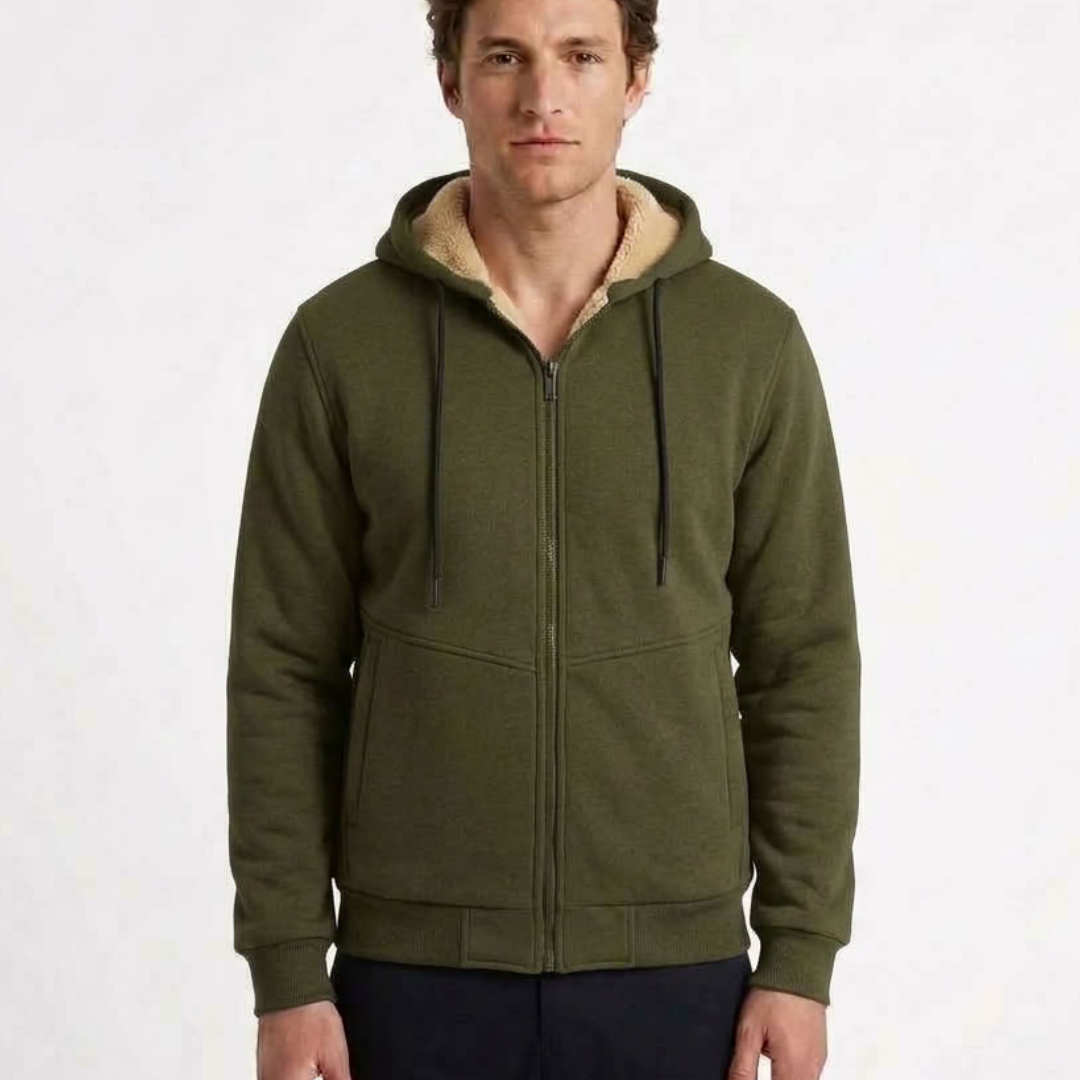 Cardigan Chaud À Capuche Pour Homme