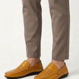 Mocassins Perforés À Enfiler Pour Homme