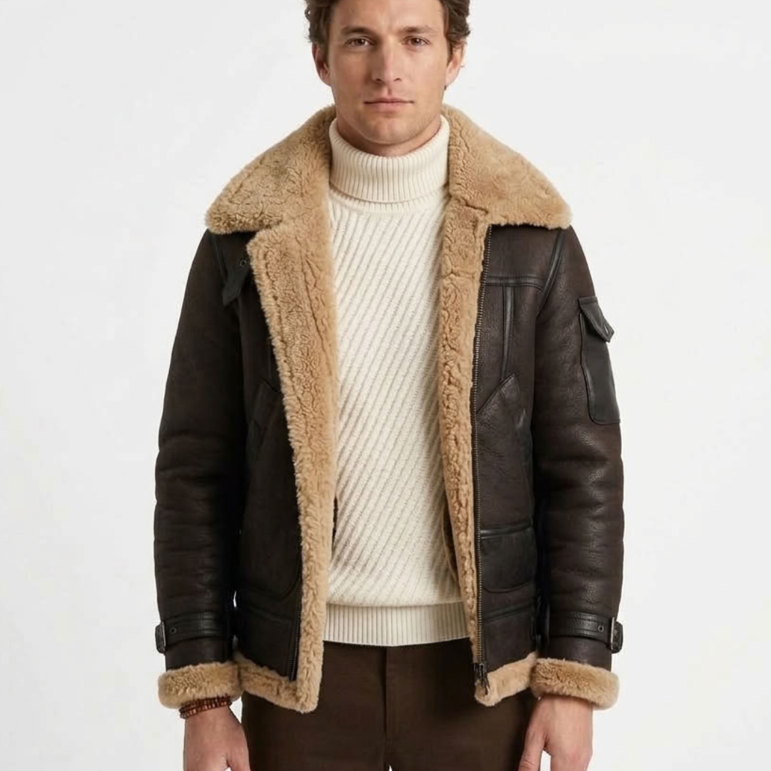 Veste Structurée Doublée Effet Polaire Pour Homme