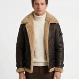 Veste Structurée Doublée Effet Polaire Pour Homme