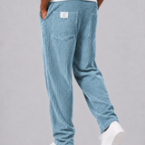 Celvoir | Pantalon En Velours Côtelé Avec Taille Élastique Pour Hommes