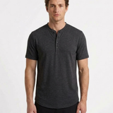 T-Shirt À Col Henley Pour Homme