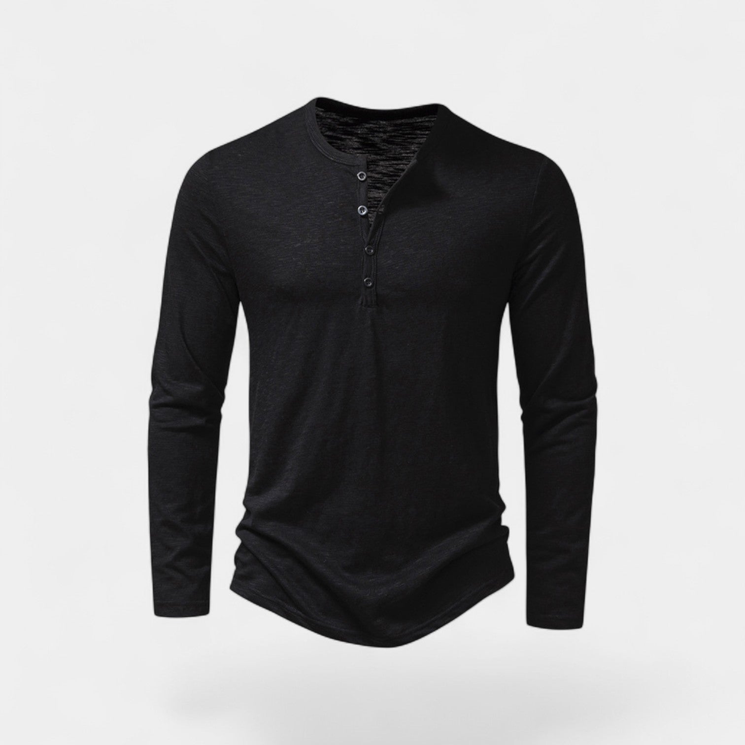 CELVOIR | T-SHIRT HOMME MANCHES LONGUES BOUTONS