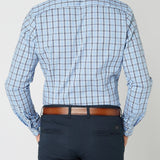 CELVOIR | CHEMISE HOMME À CARREAUX ET COL BOUTONNÉ