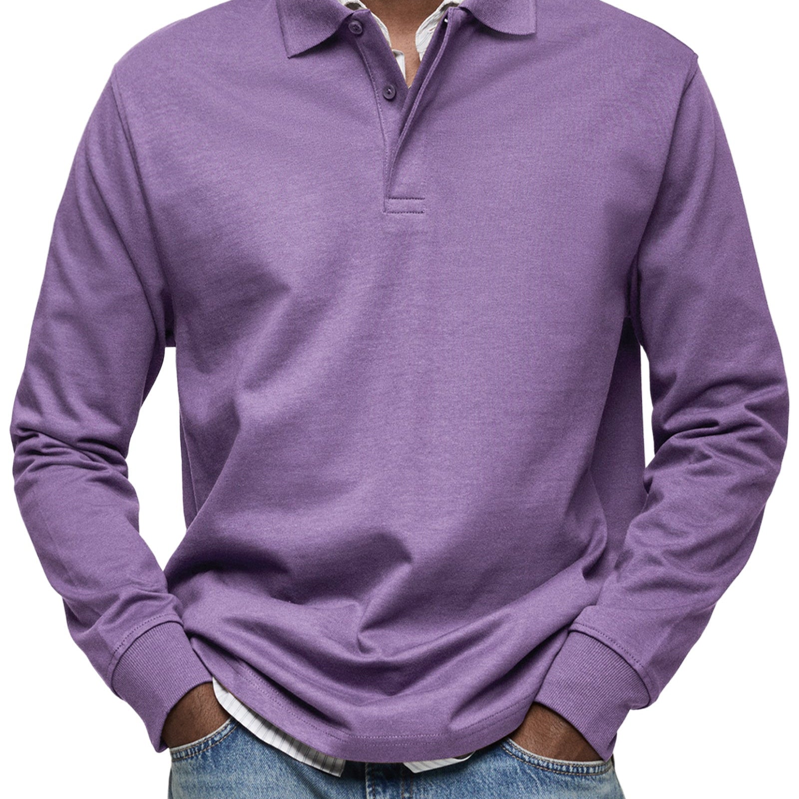 CELVOIR | POLO À MANCHES LONGUES POUR HOMME