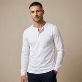 CELVOIR | CHEMISE HENLEY HOMME À MANCHES LONGUES