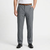 Pantalon Ample En Lin À Jambe Droite