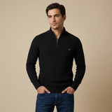 CELVOIR | PULL HOMMES À DEMI-ZIP