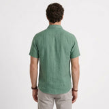 Chemise En Lin À Manches Courtes Pour Hommes