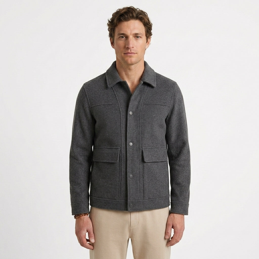 Veste Field Structurée À Poches Plaquées