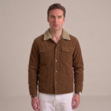 Celvoir | Veste En Velours Côtelé À Col Sherpa Pour Hommes