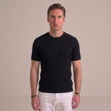 Celvoir | T-Shirt En Maille Côtelée Coupe Ajustée Pour Hommes