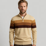 Celvoir | Pull À Col Zippé Avec Manches Longues Pour Hommes
