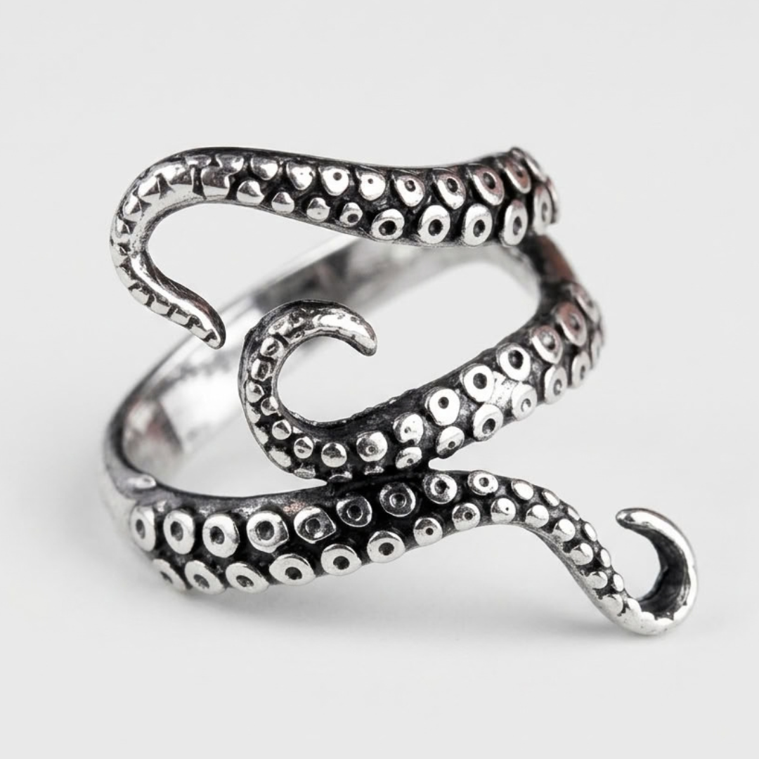 Bague Ajustable À Motif Grenouille Pour Homme