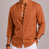 Celvoir | Chemise Col Montant Pour Hommes