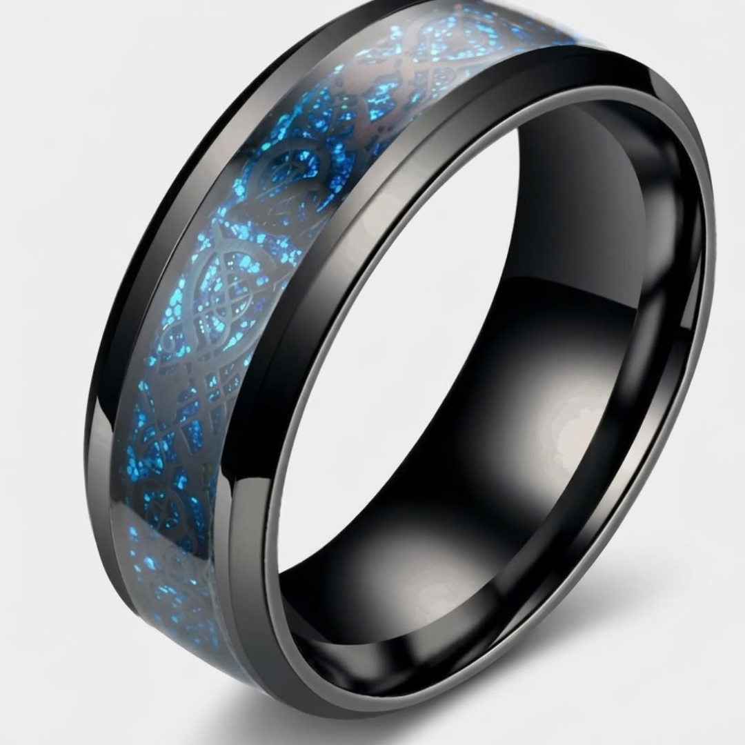 Bague Statement À Motif Dragon