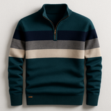 Celvoir | Pull À Col Zippé Avec Manches Longues Pour Hommes