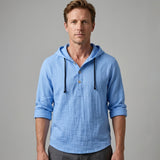 Celvoir | Chemise À Capuche Avec Manches Longues Pour Hommes