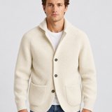 Gilet En Maille À Col Châle Pour Hommes