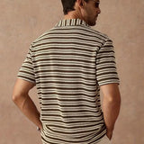 Celvoir | Chemise Texturée À Col V Pour Hommes