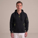 Celvoir | Sweat À Capuche Demi-Zip Pour Hommes
