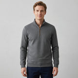 Celvoir | Pull À Col Zippé Avec Fermeture Quart De Zip Pour Hommes