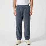 Pantalon Côtelé Décontracté À Cordon De Serrage