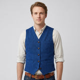 Celvoir | Pull Sans Manches Classique À Col V Pour Hommes