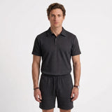 Ensemble Polo En Maille Texturée Et Short Pour Hommes