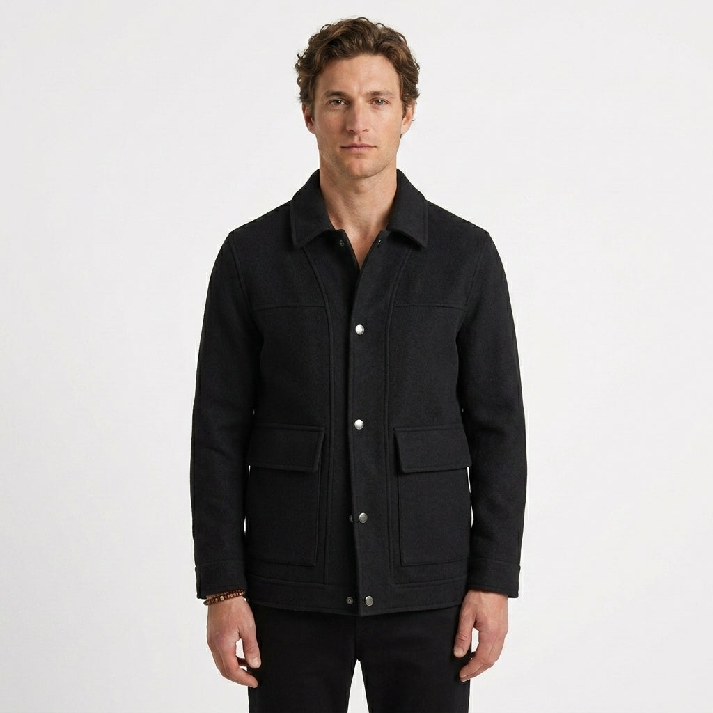 Veste Field Structurée À Poches Plaquées